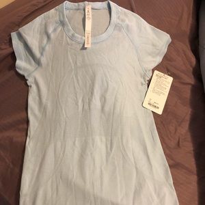 Lululemon Run Swiftly Top in light blue